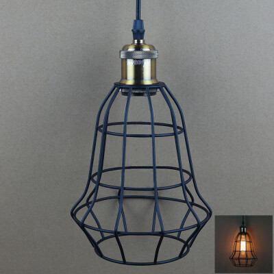 

YouOKLight E27 Retro Iron Cage Chandelier Light Holder