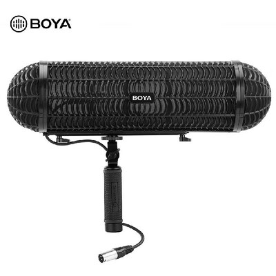 

BOYA BY-WS1000 Microphone Blimp Windshield Suspension System with XLR Cable for 20-22mm Diameter Shotgun Microphones for Canon Nik