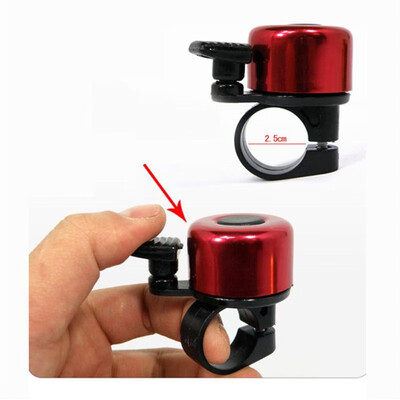 

For Safety Cycling Bicycle Handlebar Metal Ring Black Bike Bell Horn Sound Alarm Bicycle Accessory Outdoor Protective Bell Rings