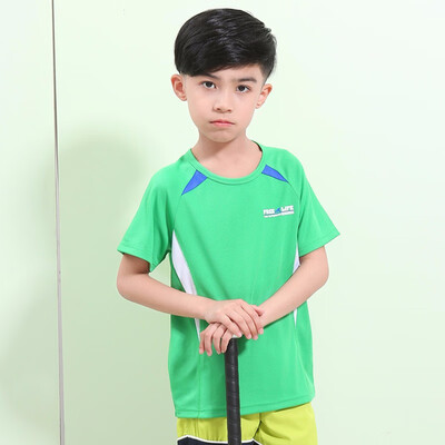 

Children into boys 2018 summer wear speed dry running jacket cuhk childrens short-sleeved t-shirts