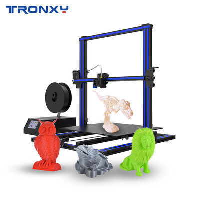 

Tronxy 3D Printer Aluminium Frame Structure with Touch Screen Headbed Support Auto Leveling Resume Printing Filament Run Out Detec