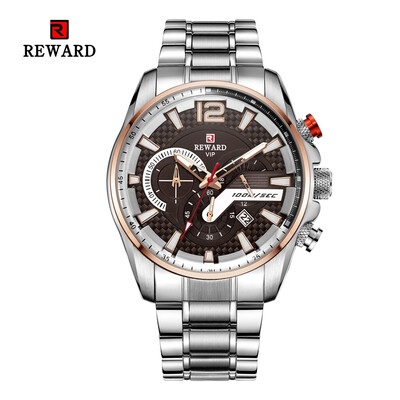 

REWARD 63080 Men Waterproof Quartz Watch Calendar Chronograph
