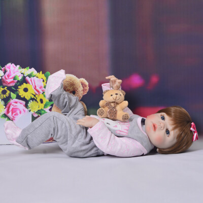 

23 Lifelike Baby Reborn Bonacas 57 cm Full Silicone Vinyl Reborn Babies Doll Toy Alive Boy Baby Doll For Kids Birthday Gifts