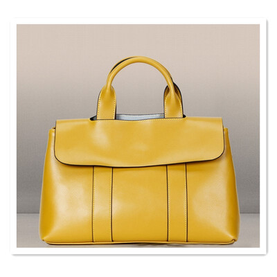 

Leather handbag female 2018 new fashion shoulder bag wild Korean version of the atmosphere ladies portable Messenger bag
