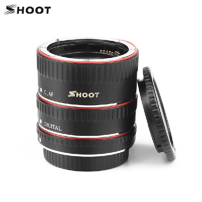 

SHOOT XT-364 Auto Focus AF Macro Extension Tube Adapter Ring Set 13mm 21m 31mm for Canon EFEF-S Lens for Canon EOS 550D600D65