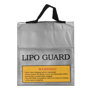 

Portable Lipo Battery Protection Bag Fireproof Explosion-proof Water-proof Safe Charging Storage Bag with Hand Strap for Home Offi