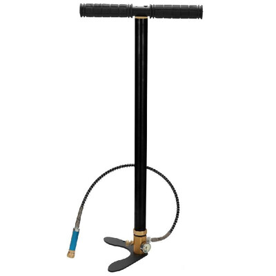 

400bar 40mpa Hand Operated Inflator Pump Mini High Pressure Compressor with American Tire EU Connector for Bike Tyre