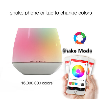 

Smart Lights LED Bulb Dimmable Multicolor RGB Wake-Up Wireless Bluetooth with Remote APP Control
