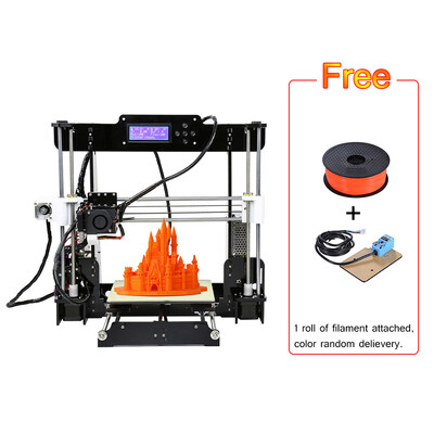 

Anet A8 Upgraded High Precision Desktop 3D Printer i3 DIY Kits Self Assembly Auto Self-leveling Acrylic Frame Printing Size 22022