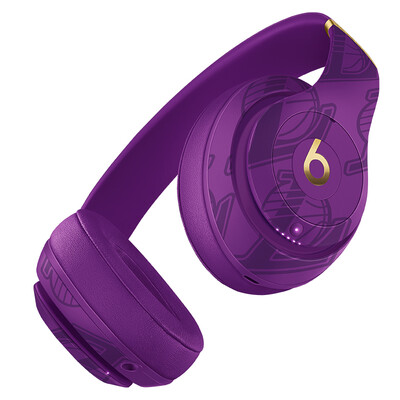 

NBA Joint Edition Beats Studio3 Wireless Sound Recorder Wireless 3 Generation Headset Bluetooth Wireless Noise Reduction Gaming Headset - Lakers Purple