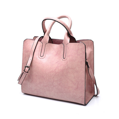 

New Fashion Handbags Trade Shoulder Cross Oil Wax Bag