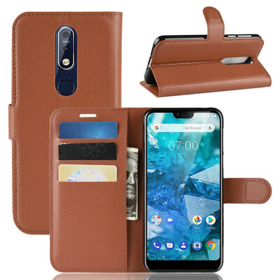 

for Nokia 71 TA-1085 Wallet Phone Case for Nokia 71 TA-1085 TA-1095 TA-1096 TA-1100 Flip Leather Cover Case Etui Fundas