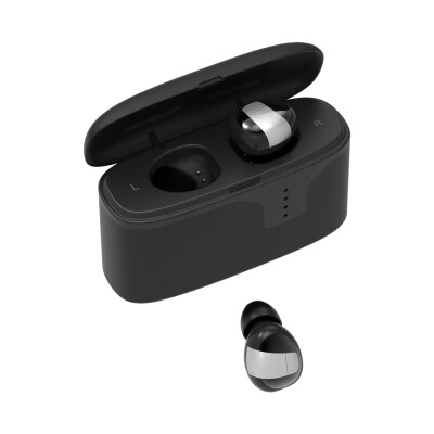 

S2 True Wireless Bluetooth Headphones Invisible Earphone In-ear Stereo Music Headsets Multi-point Connection w Mic 2200mAh Chargi