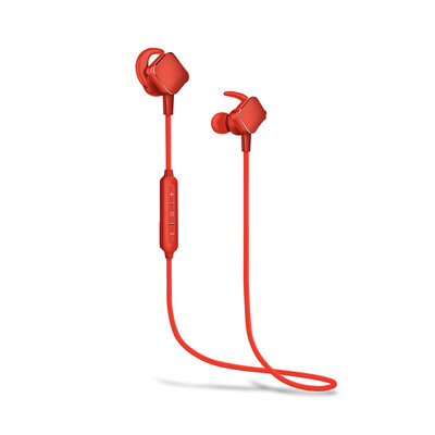 

Newmine NM-SL82 Wireless Bluetooth Sports Bluetooth Headphones Magnetic Suction Ear Stereo Alloy Metal Lightweight Wear Comfort Universal Red
