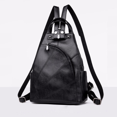 

Soft PU Leather Backpacks Female Multifunctional Anti Thief Backpack Waterproof Bagpack Women Vintage Large Capacity Back Pack