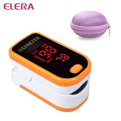 

New Finger Pulse Oximeter With Case Fingertip Oximetro de pulso de dedo LED Pulse Oximeters Saturator Pulsioximetro