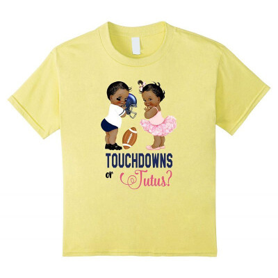 

Ethnic Touchdowns or Tutus Gender Reveal Party T-Shirt