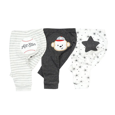 

3PCSLOT 2018 Baby Pants 6-24M Cotton Infant Pants Cartoon Animal Monkey Baby Gril Boys Pants Newborn Spring Autumn Summer Winter