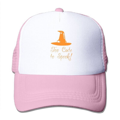 

Halloween Too Cute to Spook Summer Sun Protection Mesh Cap Baseball Hat Cap Adjustable