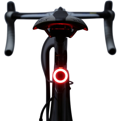

Hutton HOTUN WD01-02 bicycle taillight warning light flashing USB charging mountain bike riding bright creative lamp bone monochrome