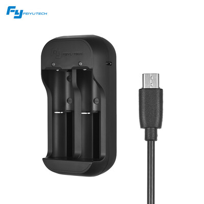

FeiyuTech Dual-slot Battery Charger for 16340 18350 18650 22650 for G5 SPG G4 WG Series Gimbal