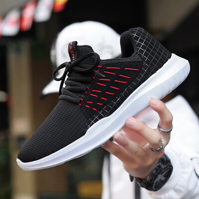

Super Light Fashion Men Sneakers Mesh Running Shoes Male Sports Shoes High Elastic Breathable Jogging Shoes Comfortable