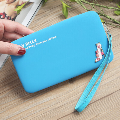 

LKX Long Large Capacity Wallets Mobile Phone Woman Purses Female Lady Clutch Pocket High-heeled Shoes Case Student Card Holder