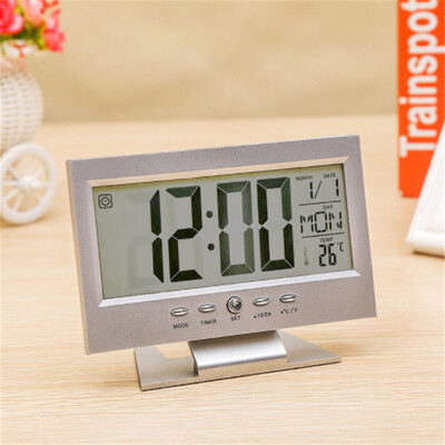 

World Time Modern Digital Alarm Clock LCD LED Backlight Snooze Large Digit Desk