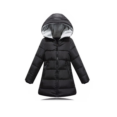 

2018 spring Winter jacket for girls clothes Cotton Padded Hooded Kids Coat Children clothing girl Parkas enfant Jackets & Coats