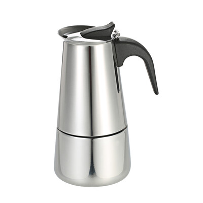 

450ml 9-Cup Stainless Steel Espresso Percolator Coffee Stovetop Maker Mocha Pot for Use on Gas or Electric Stove