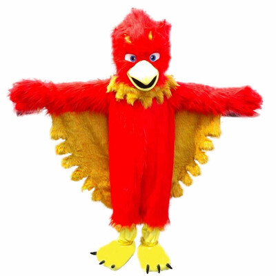 

LangtengRed Bird Mascot Costume Cartoon Cosplay Party Halloween Christmas Festival Performance