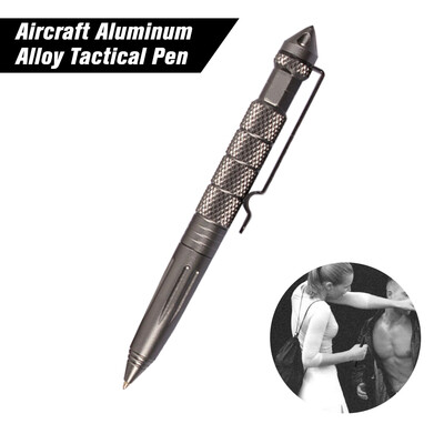 

B2 Tactical Pen Self Defense from Badass EDC Tool for Survival Military Police Grade Weapon Aircraft Aluminum Glass Breaker Diamo