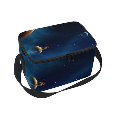 

ALAZA Lunch Box Insulated Night Sky Lunch Bag Large Cooler Tote Bagfor Men Women