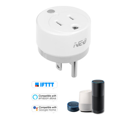 

NEO Smart Power Plug Smart Home Socket Voice Control Compatible with Amazon Alexa&for Google Home IFTTT Timing Function Remote