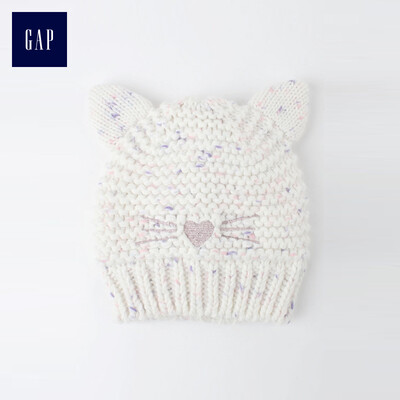 

GAP flagship store baby girl child warm knit wool hat winter clothing child ear protection round hat 304837 color S M