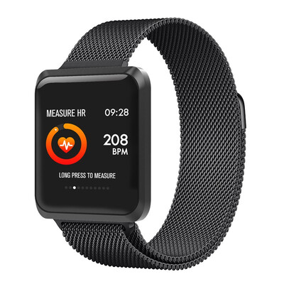 

13 inch wristband color screen fitness bracelet ip68 waterproof watch ios Android heart rate blood pressure sports smart band
