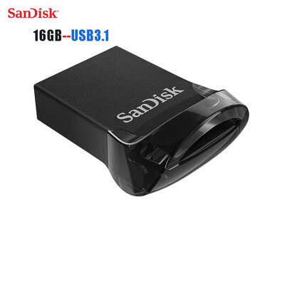 

SanDisk Original USB 31 Flash Drive CZ430 Ultra Super Mini Pen Drive 16GB Memory stick Up To 130MBs Pendrive