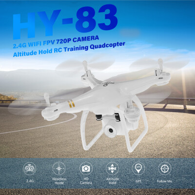 

HY-83 GPS Drone with Camera 720P Altitude Hold Follow Me Orbiting Fly Quadcopter