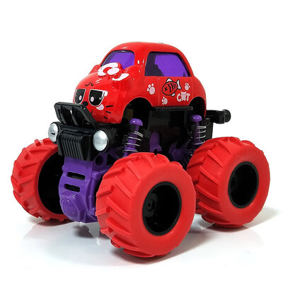 

Hot Sale Car Toy Cartoon Graffiti Car Model of Bigfoot Alloy Vehicle with Return Inertia for Children Gift