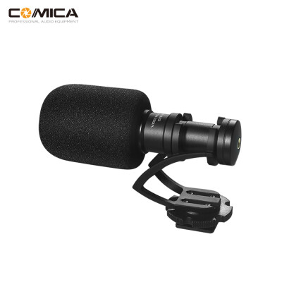 

COMICA CVM-VM10II Full Metal MINI Compact On-Camera Cardioid Directional Video Microphone with Shock-Mount for iPhone Samsung Huaw