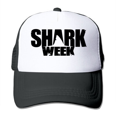 

Shark Week Mesh Trucker CapsHats Adjustable for Unisex Black