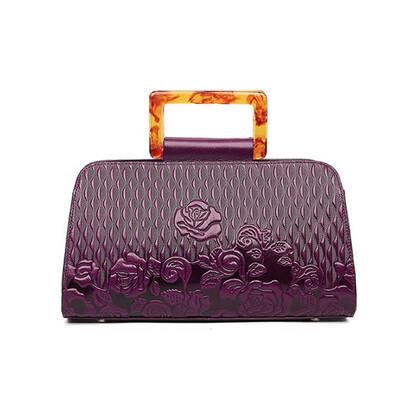 

SUWERER 2019 New Top cowhide fashion women Genuine Leather handbags luxury handbags designer embossed bag tote women hangdags