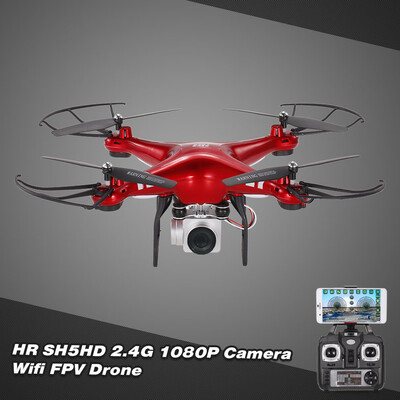 

Original HR SH5HD 24G 4CH 1080P Camera Wifi FPV Drone Height Hold Headless Mode One Key Return RC Quadcopter