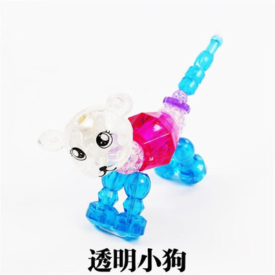 

Colorful Plastic Charm Bracelets Bangles For Little Girls Children Magic Animal Bracelets Deformation Bracelet