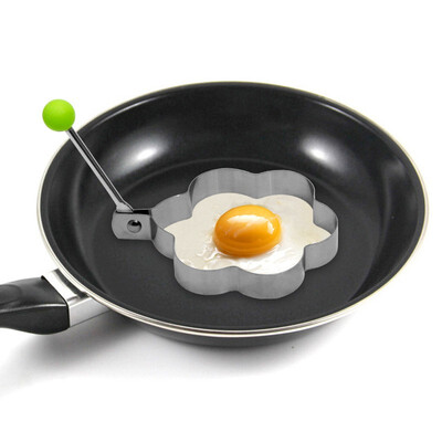 

NeillieN stainless steel egg fryer creative steamed pouch egg mold loving fried egg mold flower convenience model