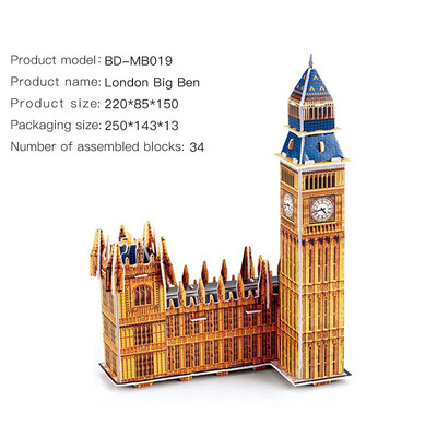 

Handmade DIY famous buildings in Europe