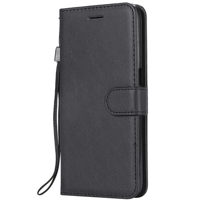 

Luxury Simple Solid Color Case For OPPO R17 F9 F7 F5 A75S A75 A73 Card Slot Lanyard Phone Cover New Arrival Fundas P06G