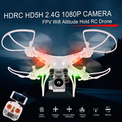

HDRC HD5H 24G 1080P Camera FPV Wifi Altitude Hold RC Quadcopter