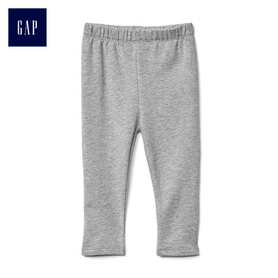 

GAP flagship store female young soft terry cloth elastic waist leggings 297733 hemp gray 3YRS