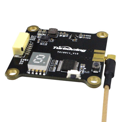 

Turbowing Cyclops TX18011 025200600mW Switchable 58G 48CH FPV VTX Video Transmitter for QAV180 220 250 Racing Quadcopter